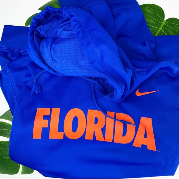 Florida Gators Nike Dri Fit Hoodie Blue Orange MED - Picture 7 of 15